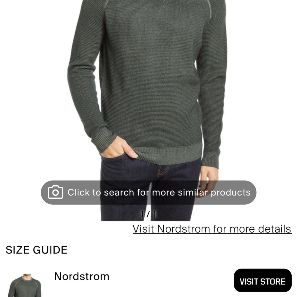Peter Millar Moutain Side Waffle knit sweater 2x
